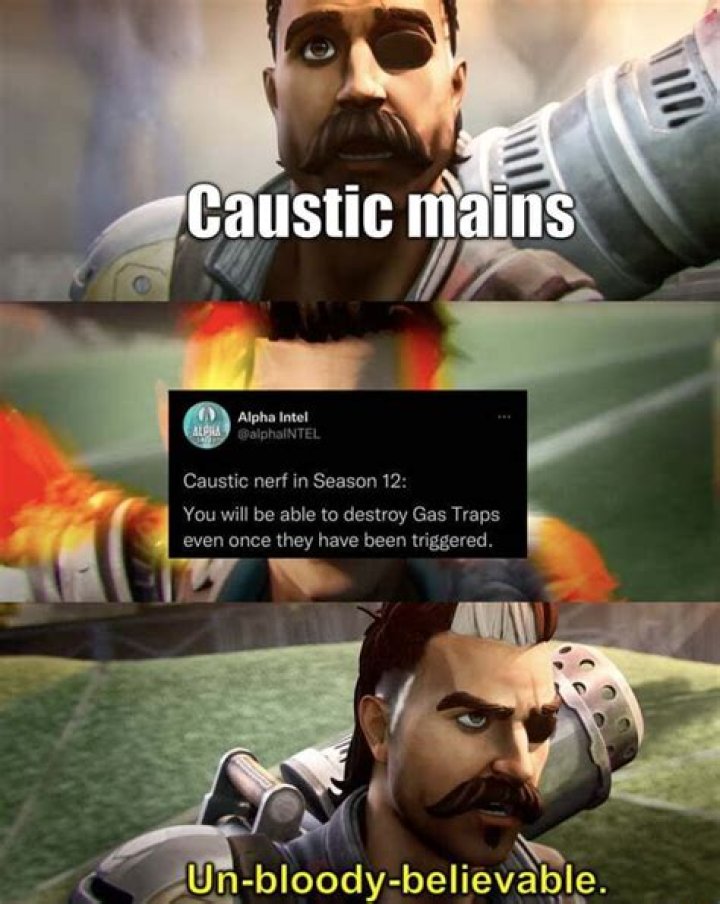 'Poor Caustic,' Nickmers Disapproves Season 12 Caustic Nerf