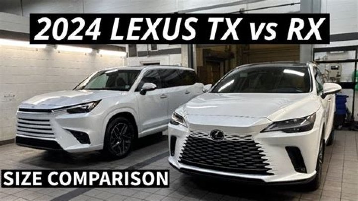 2024 Lexus TX vs Lexus RX Comparison Difference