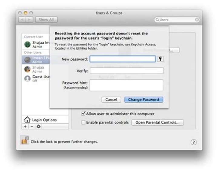 4 Ways To Reset Your OS X Account Password