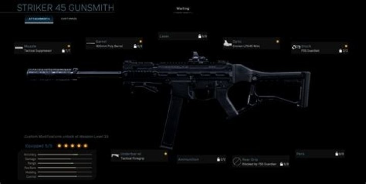 5 best Striker 45 classes & attachment loadouts in Modern Warfare