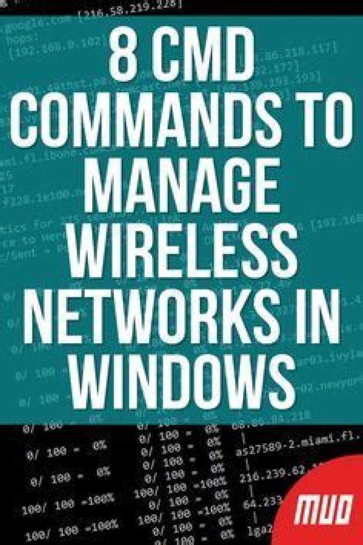 8 CMD Commands to Manage Wireless Networks on Windows