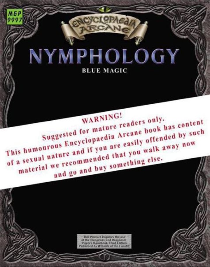 (ADULTS ONLY) Nymphology - Blue Magic