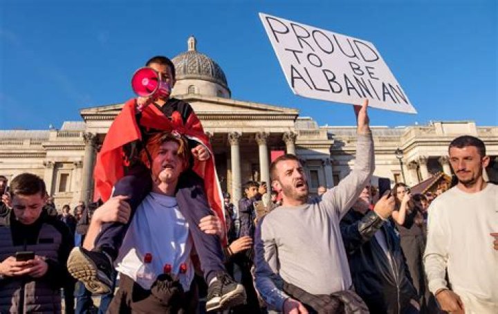 	ALBANIANS PROTEST IN SOUTH FLORIDA	