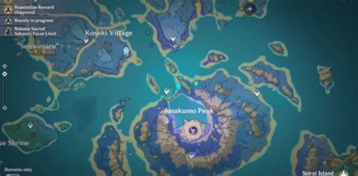 All 4 picture locations in Seirai island