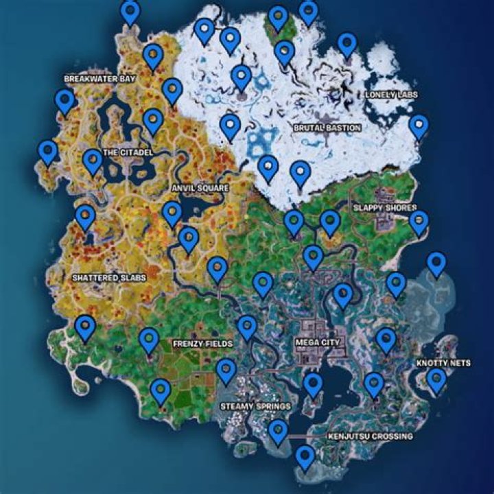 All Holo Chest locations in Fortnite Chapter 4 Season 2