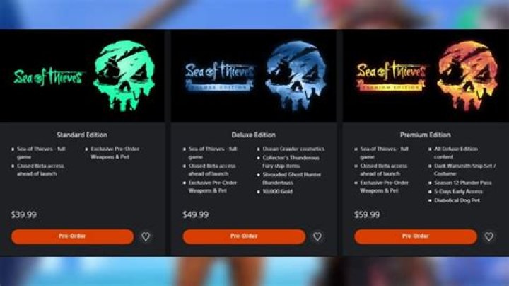 All Sea of Thieves PS5 editions, pre-order bonuses & how to preload