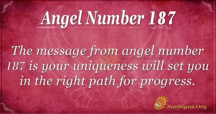 Angel Number 187 Meaning And Significance