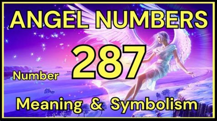 Angel Number 287 Meaning And Significance