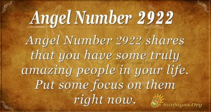 Angel Number 2922 Meaning And Significance
