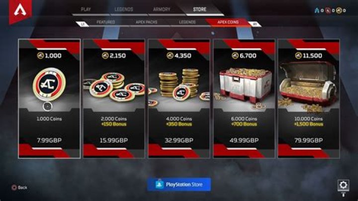 Apex Coins Price: How Much do Apex Coins Cost?