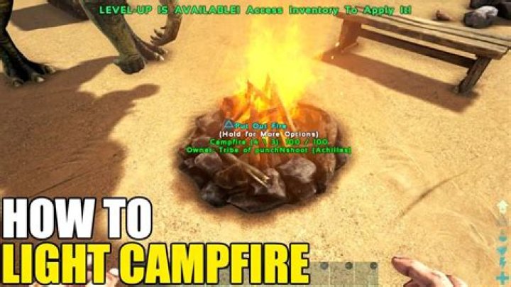 ARK: How to Light a Campfire (Survival Evolved)