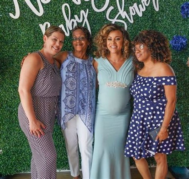 ASHLEY DARBY AND HUSBAND MICHAEL DARBY CELEBRATE AT THEIR BABY SHOWER