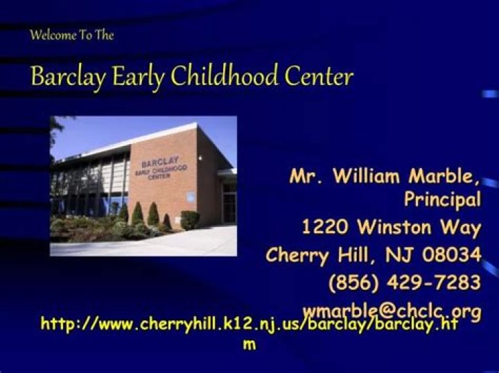 Barclay Early Childhood Center - Cherry Hill