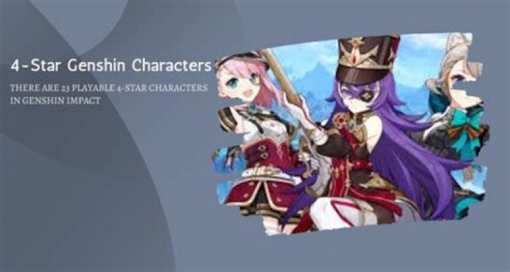 Best 4-star characters in Genshin Impact