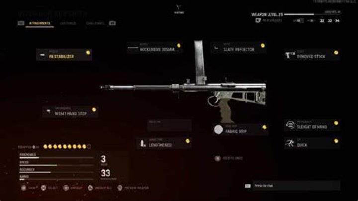 Best Owen Gun CoD Vanguard class loadout: attachments, perks, proficiency, setup
