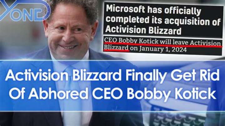 Bobby Kotick could receive mindblowing sum to leave Activision after Microsoft buyout