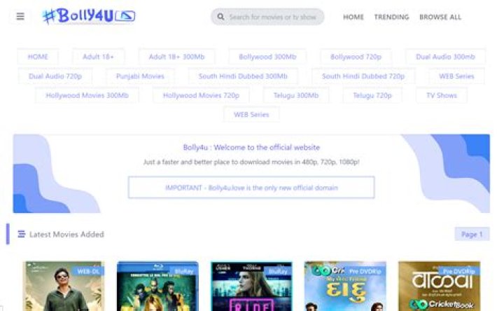 Bolly4u.cc: Your Ultimate Destination For Bollywood Content
