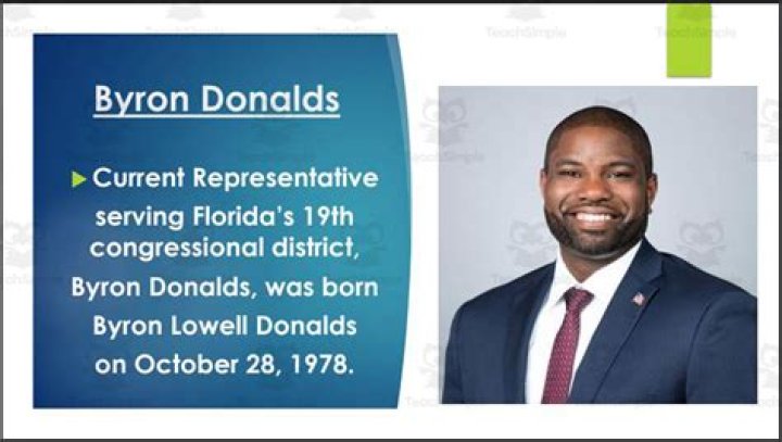 Byron Donalds Net Worth | Bio, Family, Address, Career