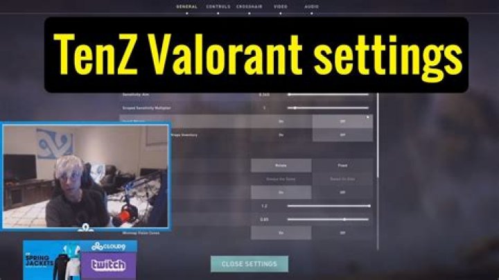 C9 TenZ Valorant Settings