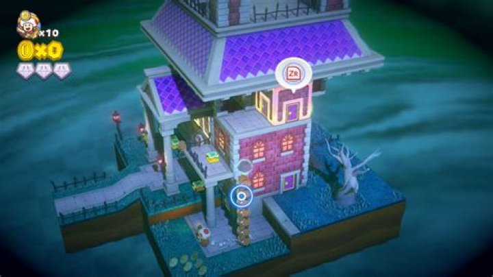 Captain Toad: Treasure Tracker ‘Bizarre Doors of Boo Mansion’ Super Gems, Super Star, and Bonus Challenge guide