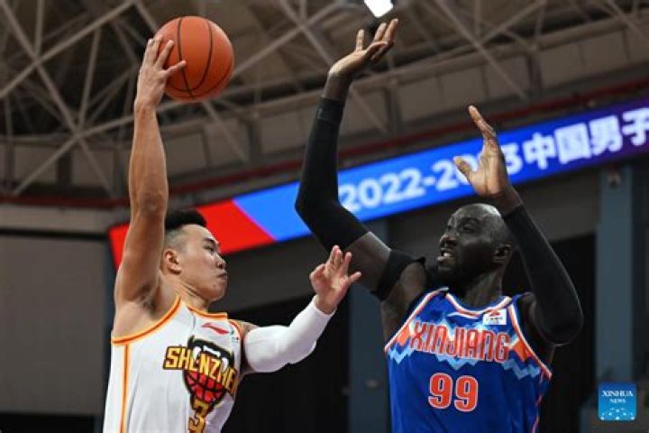 CBA: Liaoning Flying Leopards vs. Shenzhen Aviators - Xinhua