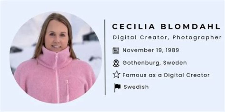 Cecilia Blomdahl Net Worth | Age, Height, Weight, Dating And More