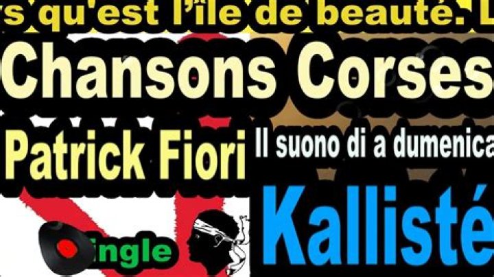 Chanteur Corse Connu