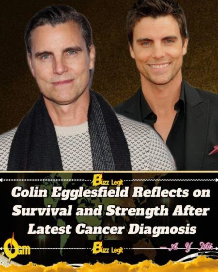 Colin Egglesfield's Brave Battle With Cancer
