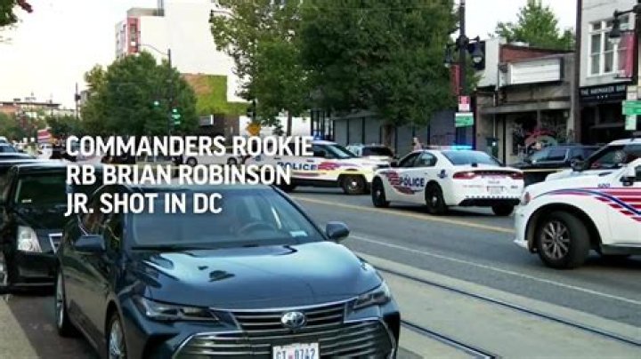 Commanders' rookie RB Brian Robinson Jr. shot in D.C. in apparent carjacking