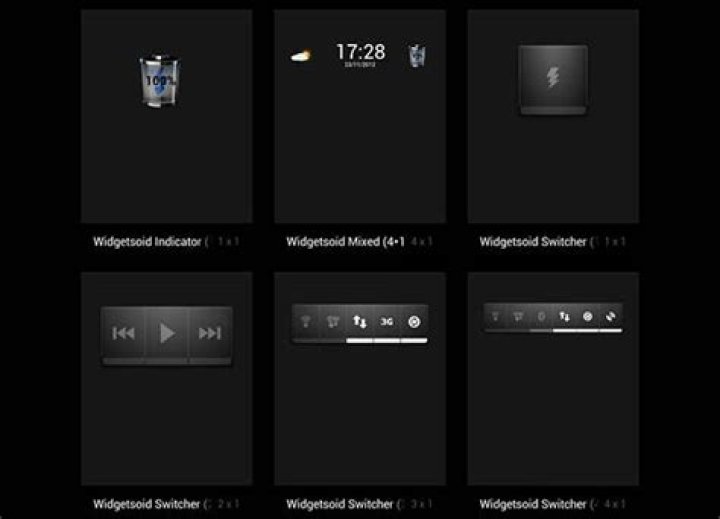 Create Custom Widgets Full Of Single-Touch Switches