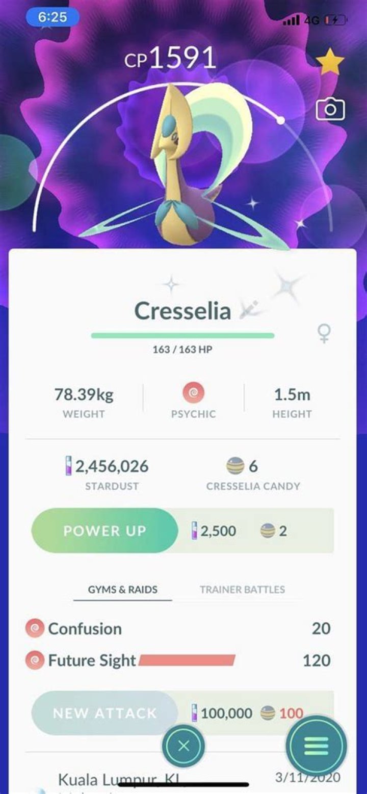 Cresselia Pokemon GO: How to Catch