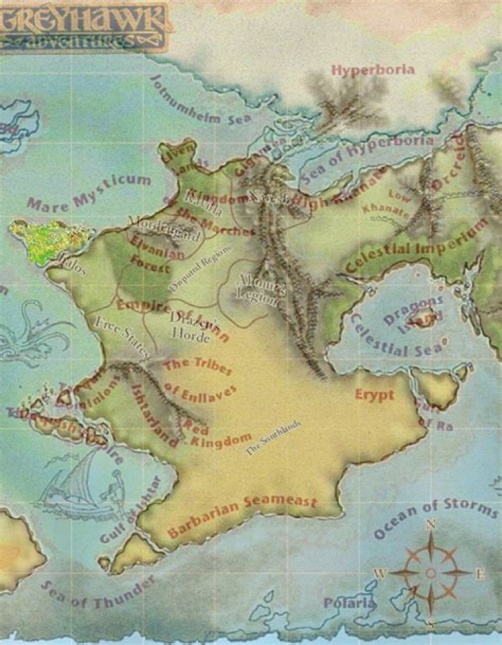D&D 5E - 5e Oerth − the planet of Blackmoor and Greyhawk