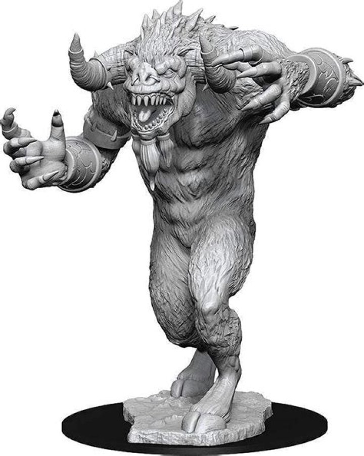 D&D 5E - Bending Problem With Top Heavy Nolzur's Goristro Miniature