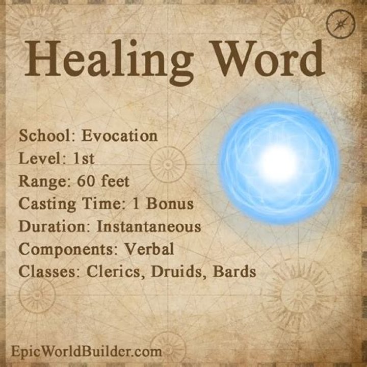 D&D 5E - Healing Word 