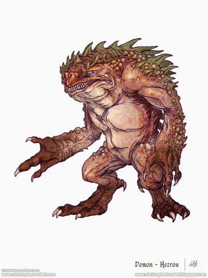 D&D 5E - Hezrou demon redesign