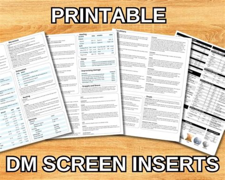 D&D 5E - What you have on your DM screen