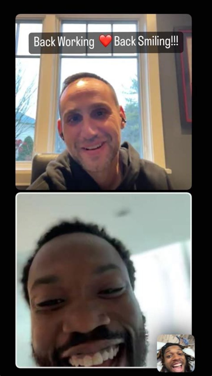 Damar Hamlin already back at work, is all smiles in FaceTime call with Meek Mill