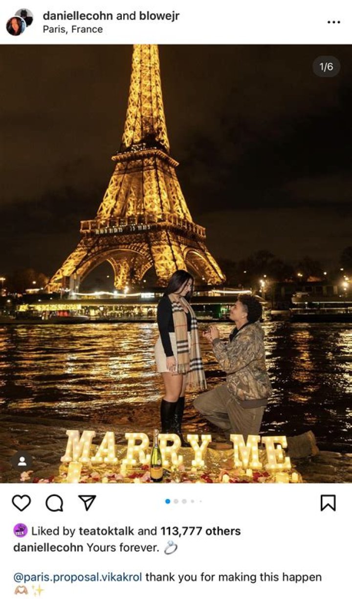 Danielle Cohn Gets Engaged To Boyfriend Brandon In Paris
