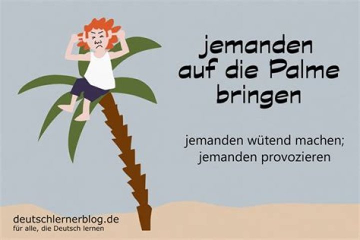 „Das bringt mich auf die Palme“