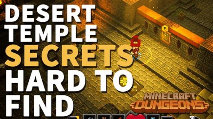 Desert Temple Secrets Minecraft Dungeons
