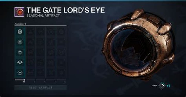 Destiny 2 Gate Lord’s Eye seasonal artifact mods guide