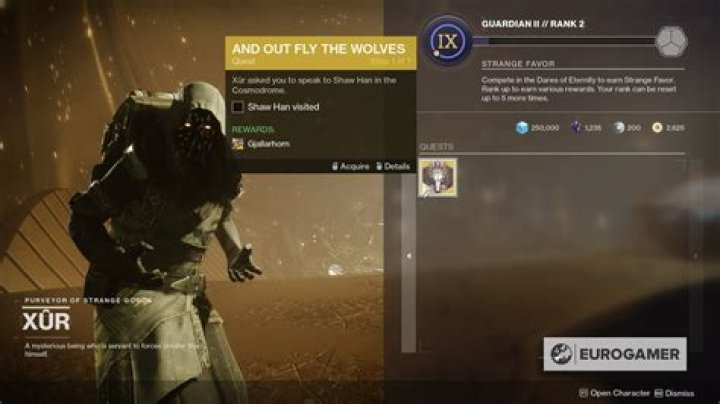 Destiny 2: How to Get Gjallarhorn (And Out Fly the Wolves)