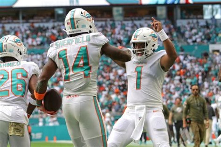 	Dolphins play complete game in win over Browns, go into bye on four-game win streak and leading division	