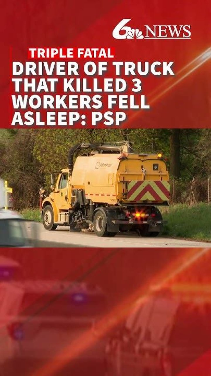 Driver fell asleep at wheel before hitting, killing construction workers on I-83