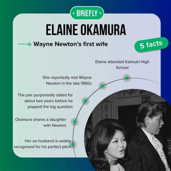Elaine Okamura, Wayne Newton's ex-wife