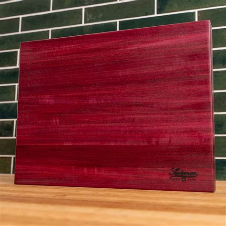 End Grain Purple Heart Butcher Block
– Laurel Mercantile