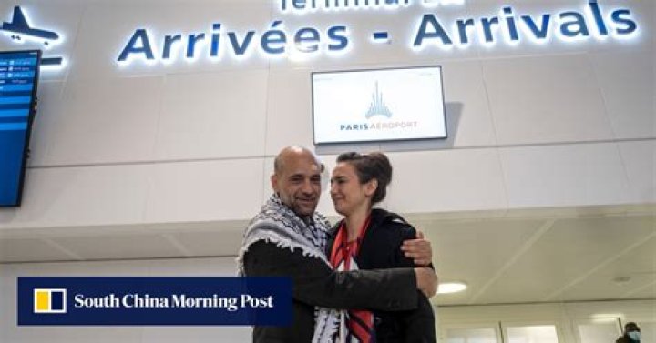 Expelled Egyptian-Palestinian activist Ramy Shaath arrives in Paris