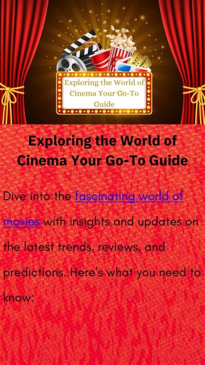 Explore The World Of Cinema At Mkmovie Point Com