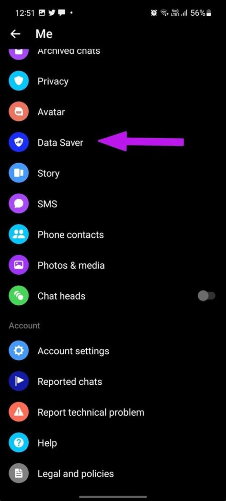 Facebook Messenger lag when loading past photos