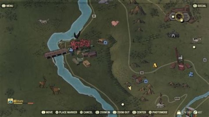 Fallout 76: Where the Mothman Museum Is